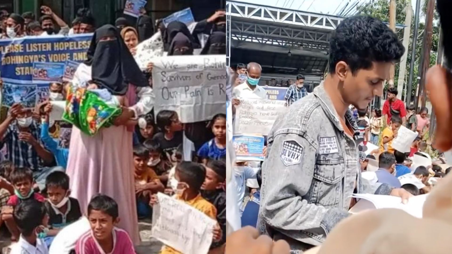bantuan tak lagi mencukupi, pelarian rohingya adakan protes di pekanbaru, indonesia - “kami hanya mahu hidup lebih manusiawi…”