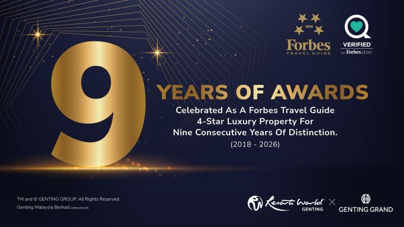 crockfords at resorts world genting scores 5‑star win… for the eighth year in a row!