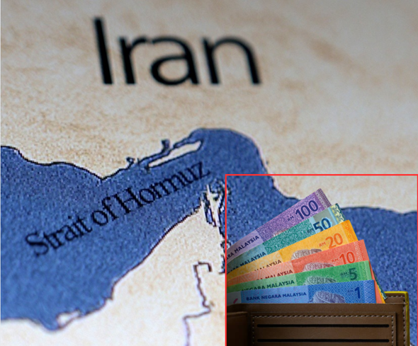 Nn image of Iran's Strait of Hormuz