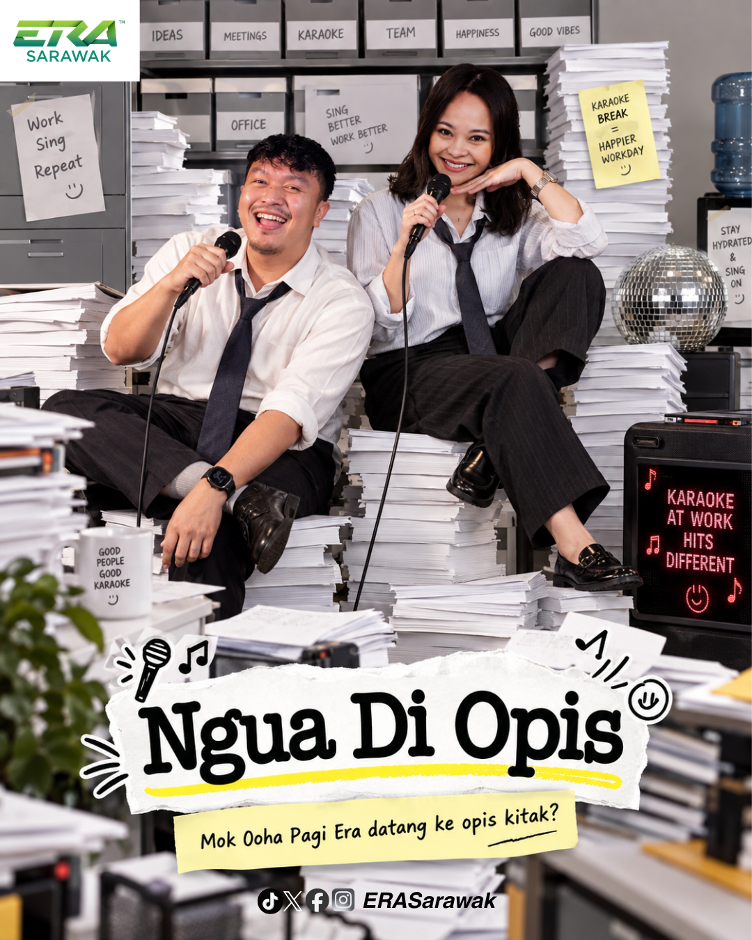 ERA SARAWAK - NGUA DI OFIS | ERA Sarawak