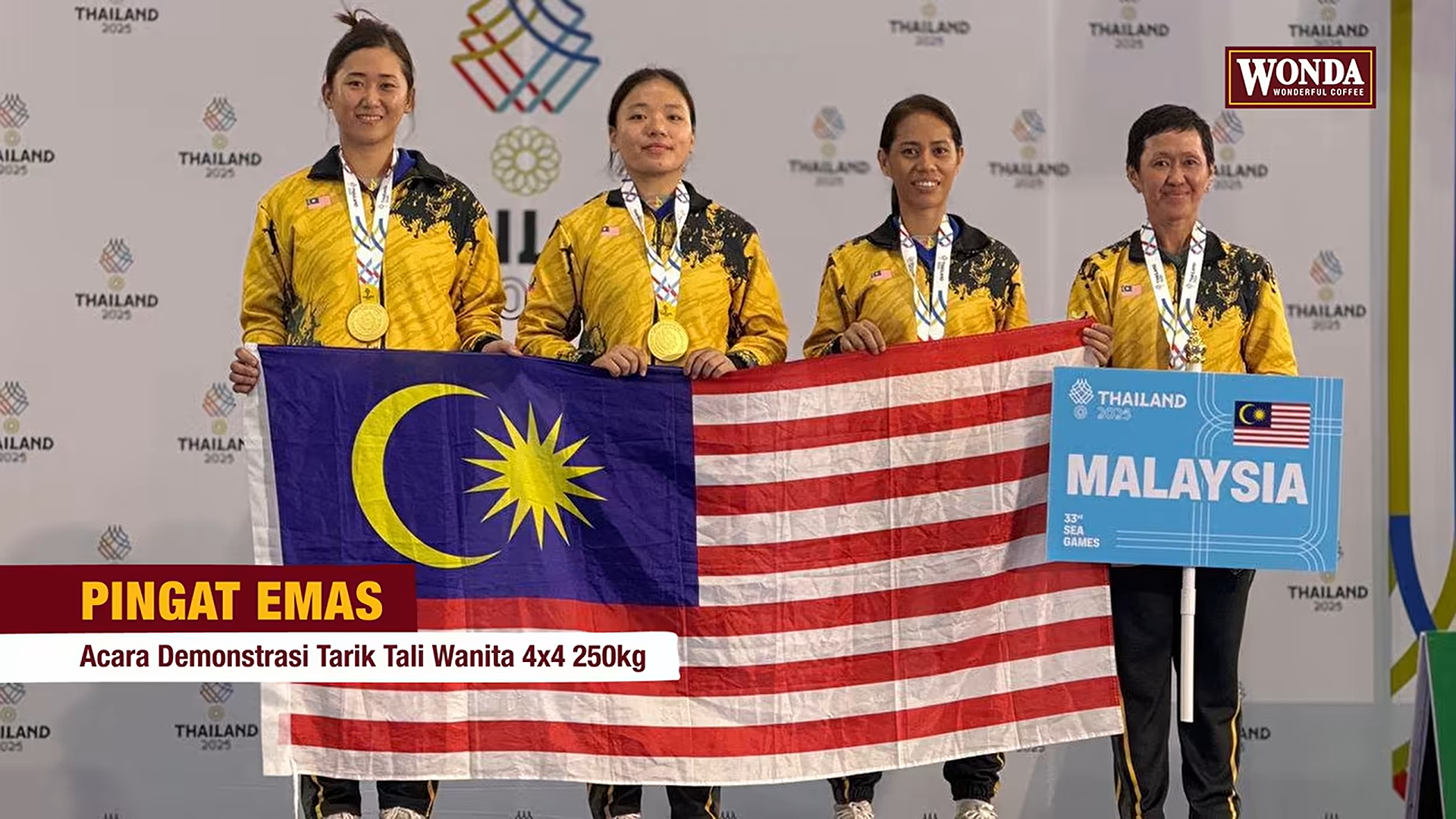 Gold medalist for 2015 SEA Games in Tug of War demo event