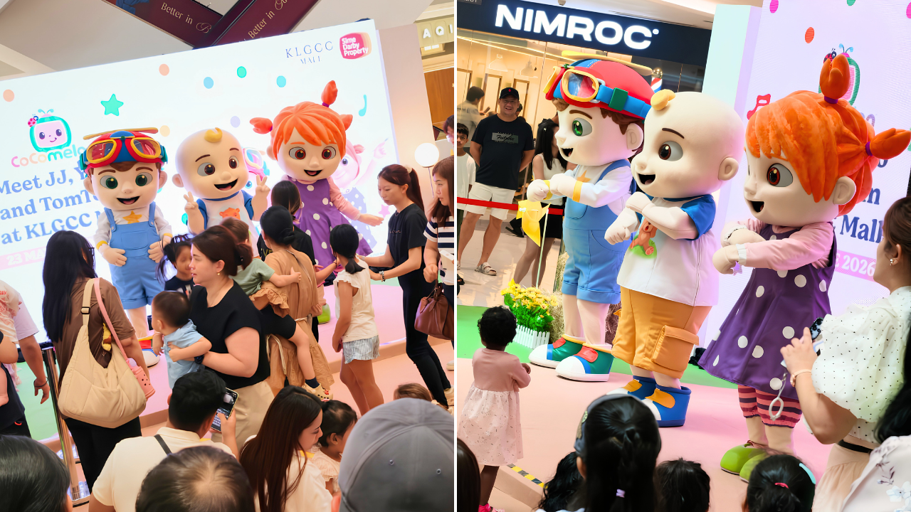cocomelon dancing at klgcc mall