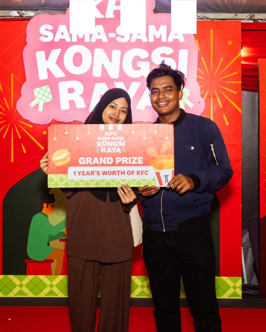 Winner of KFC Sama-Sama Kongsi Raya contest