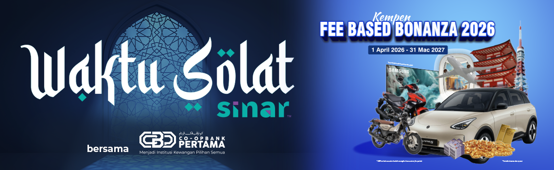 Waktu Solat Sinar bersama CoopBank Pertama