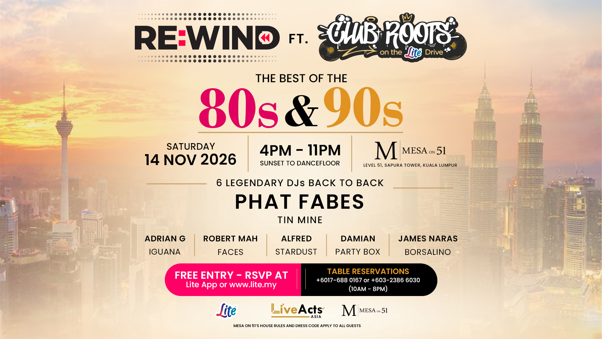 Rewind featuring LITE Club Roots Hero Carousel