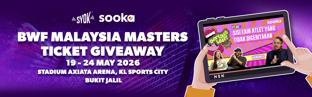 BWF Malaysia Masters 2026 ticket giveaway syok bm