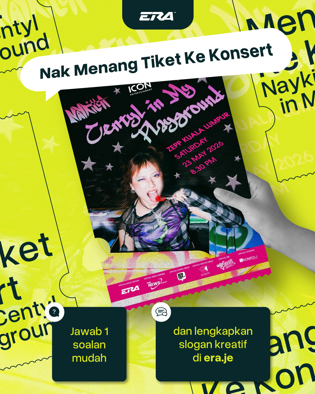 Konsert Naykilla Centyl in My Playground