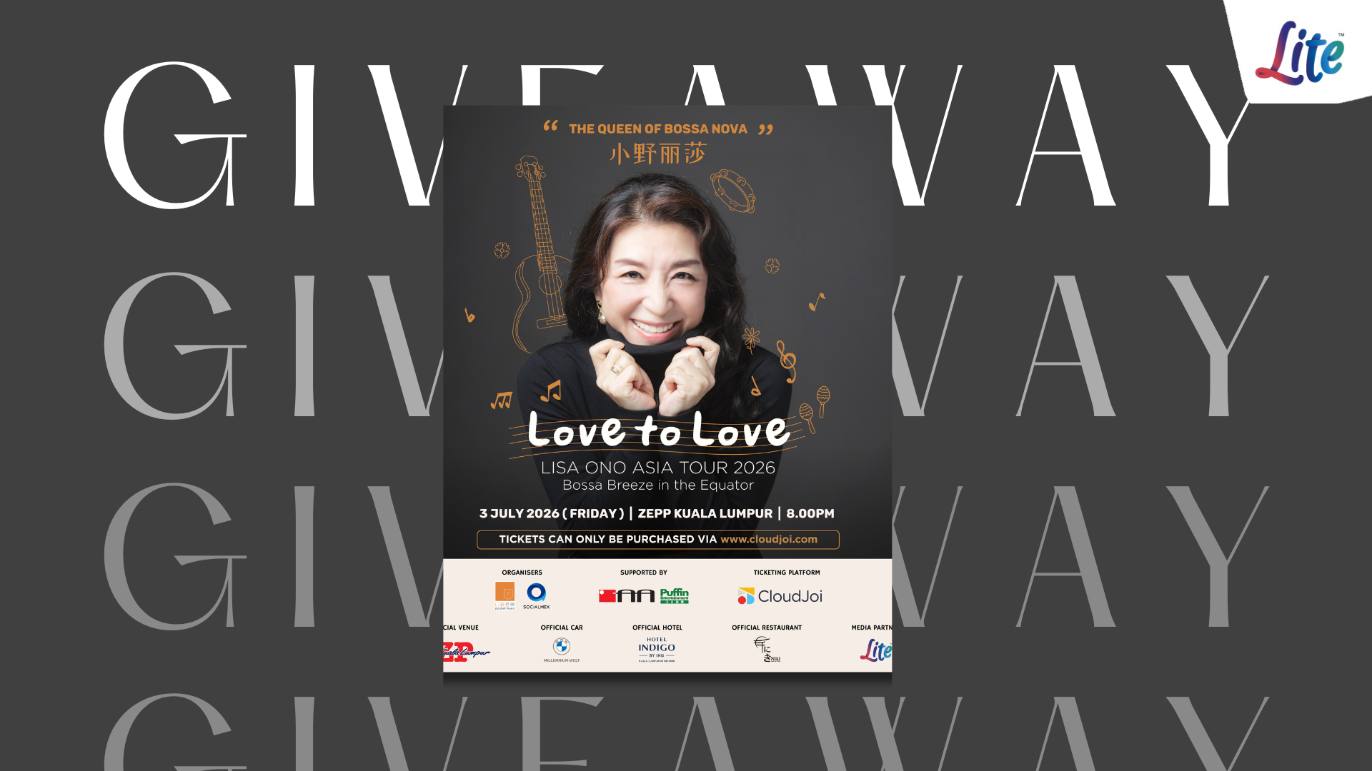 LOVE TO LOVE: LISA ONO Live in Kuala Lumpur