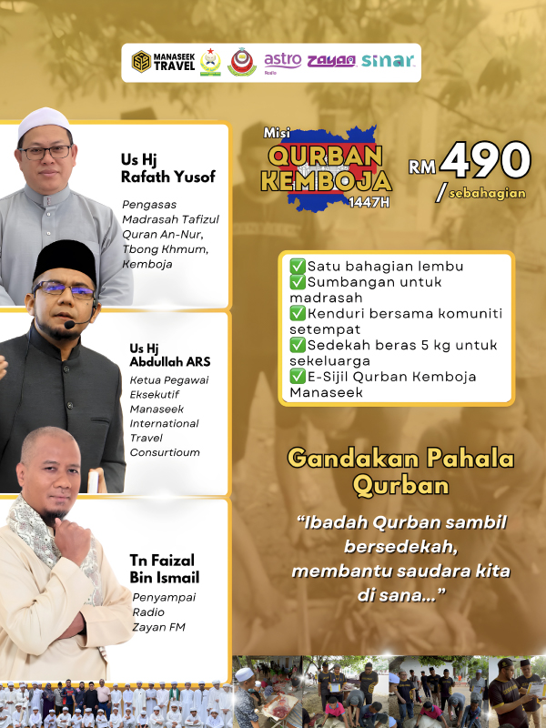 Misi Korban Kemboja bersama Manaseek Travel dan Zayan