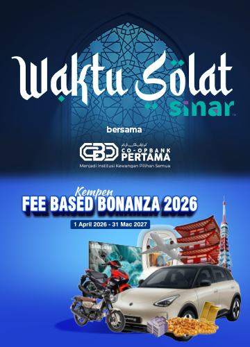 Waktu Solat Sinar bersama CoopBank Pertama